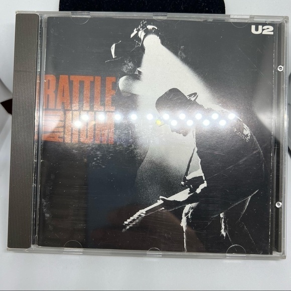 𝅺euc-u2 - Rattle And Hum-Original 1988 Gold Rim CD Island Made In U.K.CID U27 - Picture 1 of 6